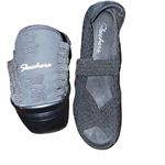 Skechers  Walking Platform Slip on Mary Jane Open Toe Shoes Black size 8.5 Photo 1