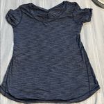 Lululemon  Navy Blue Short Sleeve Top Photo 0