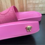 Versace Hot Pink Medusa Palazzo Pool Slides MISSING MEDUSA Photo 4