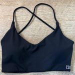 CSB Strappy Black Sports Bra Size Small Photo 0