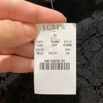 J.Crew Floral Lace Mini Skirt Ruffle Hem Black Size 00 Photo 5