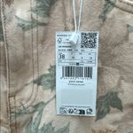 Mango NWT  Peach and Green Patterned jeans Photo 2