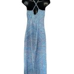 AQUA  maxi blue dress size S Photo 2