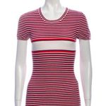 Dolce & Gabbana  D&G Striped Scoop Neck Sweater Short Sleeve Shirt Top Photo 0
