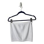 Love 83 SZ XL white ribbed mini skirt Photo 1