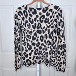 Sanctuary Leopard Print Women's scoop neck long sleeve Top size medium Photo 2