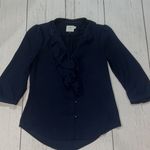HD in Paris Anthropology  navy blue blouse Photo 2