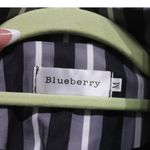 Blueberry Gray Striped Blazer Sz M NWOT Size M Photo 6