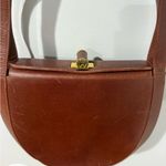 Salvatore Ferragamo ‎ Brown Gancini Shoulder Bag Leather Authentic Photo 3