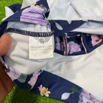 Womens Floral Two Piece Bathing Swimsuit Floral Flowy High Rise Bottoms Vacation Green Size XL Photo 4