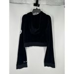 Juicy Couture Velour Oversized Cropped Track Jacket Hooded Full Zip Up XS Photo 1