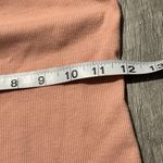 Off Shoulder Sweater Salmon Pink small top comfy asymmetrical design fold over Photo 4