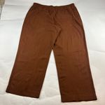 Old Navy TALL  Precious Earth Brown Linen Blend Wide Leg Lounge Pant XXLT Photo 0