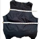 Banana Republic Dark Blue Denim Sleeveless Zip Back Tank Top Size 0 Photo 8