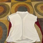 Eberjay Eberjey Frida Short Pajamas White Ivory Button Down Shirt Top Only Size Small Photo 2