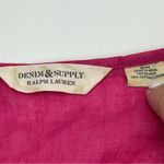 Denim & Supply Ralph Lauren Ralph Lauren Denim & Supply Women's Pink Blouse Popover Top Bohemian *TINY FLAW Photo 1
