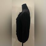 Charter Club - Black Knit with Flowy Detailing Cardigan Size L Photo 1
