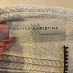 NWT Marisa Christina Hand Knit Wool Linen Blend Sweater Vest sz M Tan Size M Photo 3