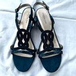 London Fog Elegant Black Strappy Sandals Photo 7