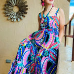 J.Crew | Apron maxi dress in Ratti® kaleidoscope floral, Size 4 Photo 0