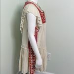 Free People Embroidered Glow White Sand Dress Photo 7