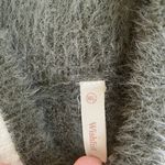 Boutique Army Green And White Cardigan Jacket Photo 4