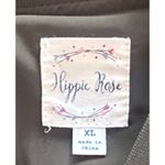 Hippie Rose ⭐️  Sequinned Patch Bomber Jacket Army Green Coat‎ Outerwear Size XL Photo 8