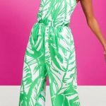 Target Lily Pulitzer x  Green White Palm Jumpsuit Photo 0