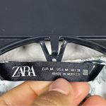 ZARA  Floral Satin Tie Blouse SZ M Photo 5