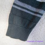 Eddie Bauer  stripes‎ open front Cardigan, women size M Photo 4