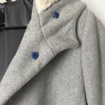 J.Crew Swingy Italian Wool Blend Hooded Coat in Heather Graphite Gray Size 0 Photo 2