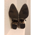 Bamboo Ankle Gold Snake Skin Embossed Regal Women's 2" Size 9 Boots Photo 9