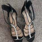 Material Girl  Black and silver sorority formal homecoming heels  Photo 1