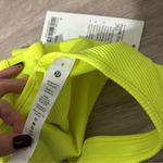 Lululemon Power Pivot Tank RIBBED in Neon Yellow Stretch Bright NEW W TAGS AUTH! Photo 3
