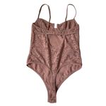 Out From Under Pink Lace Stretch Bodysuit Women's Size Small | 51-25 Photo 3