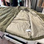 Madewell Green Cotton Bremen Bomber Zip Up Quilted Boxy Jacket Size XXL Photo 8