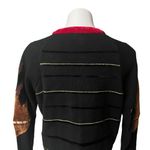 Vintage 80’s Berek Button Down Equestrian Horse Cardigan, Sz M Black Size M Photo 8