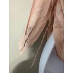 URBAN REVIVO Peach Ruched Side Button Up Shirt Long Sleeve Top Size US 2 Pink Photo 5
