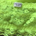 Gilly Hicks Neons Yellow Strapless Lace Bandeau Photo 1