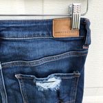 American Eagle Womens Jeans High Rise Jegging Distressed Blue Denim 6 Long Photo 7