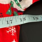 Ekouaer Holiday Sleep Top/Night Shirt. NWOT. Size Small. Red/Holiday Photo 5