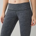 Lululemon Diamond Jacquard Space Dye Black Slate Wunder Under Pant III Leggings Photo 2