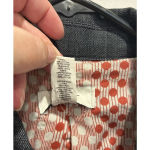 ANN TAYLOR LOFT Double Breasted Lined Denim Jacket‎ Sz M Medium Blue Photo 5