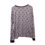 Disney  Minnie Mouse Lounge Sleep‎ Shirt XL Purple Cozy Leisure All Over Graphic Photo 1