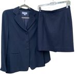 Giorgio Armani Le Collezioni Black Jacket & Skirt Suit Photo 0