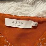 ASTR  Long Sleeve Sweetheart Top in Rust Multi Floral Small Photo 6