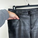 Gucci Vintage Leather Pants Womens 44/ US 8 Dark Brown Straight Leg Photo 2