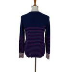 White Warren Sweater Small Navy 100 Cashmere Crewneck Luxe Classic Blue Photo 2