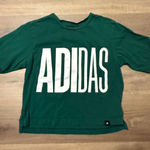 Adidas Green  Shirt Cropped Photo 0
