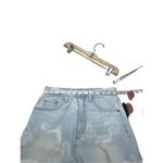 Material Girl  * distressed* Fringe hem * Denim Shorts Sz 5 NWT Photo 3